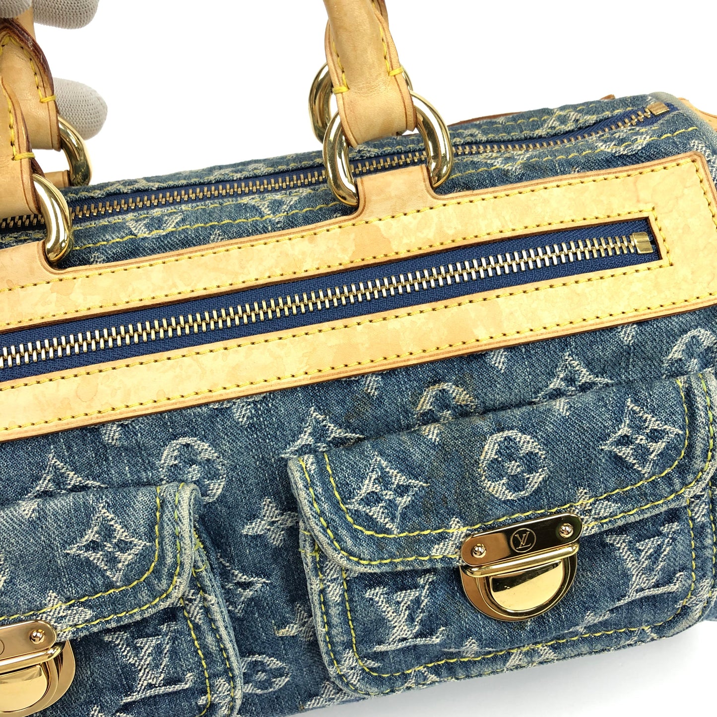 LOUIS VUITTON DENIM NEO SPEEDY BAG