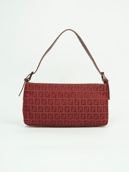 FENDI ZUCCA SHOULDER BAG
