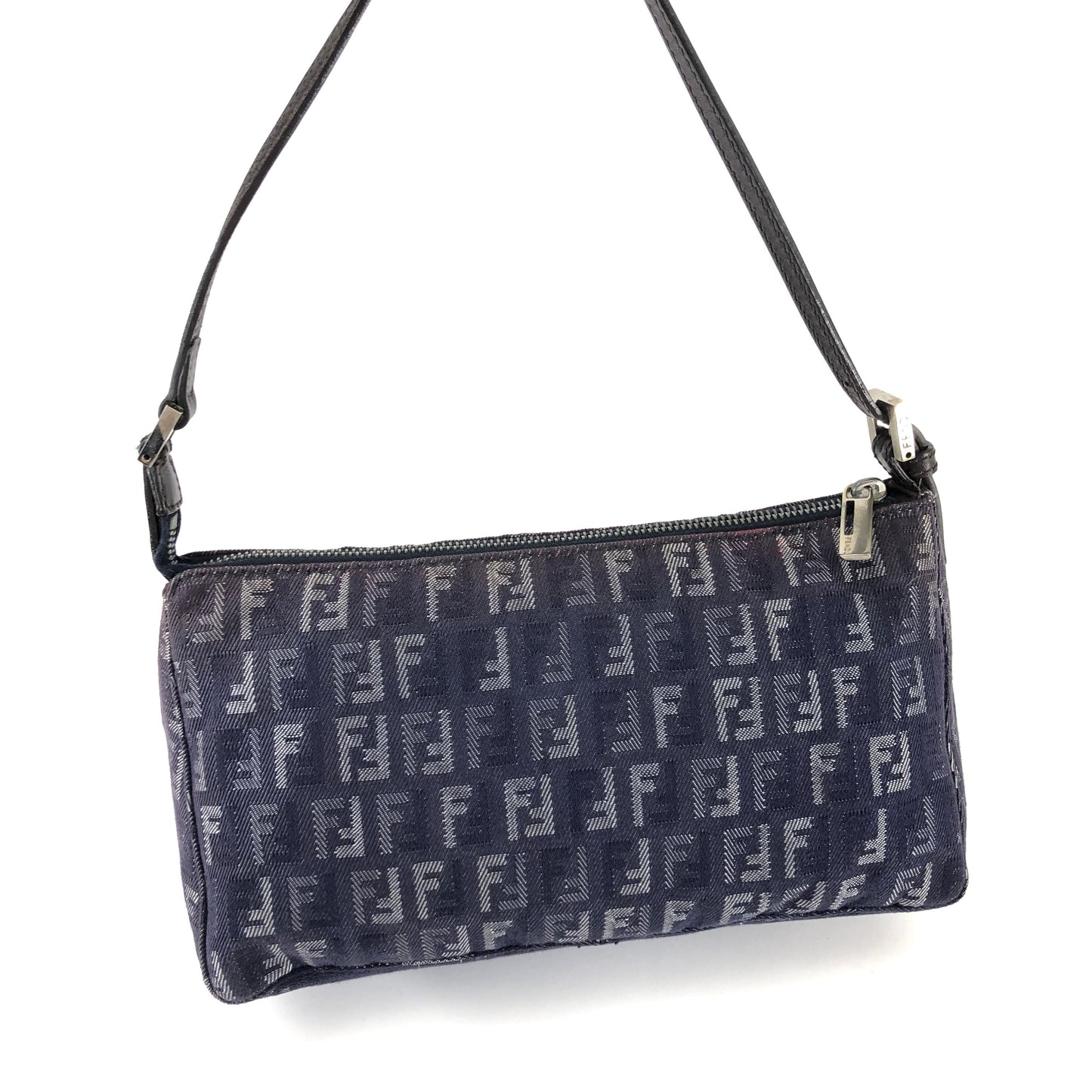 FENDI DENIM ZUCCA SHOULDER BAG