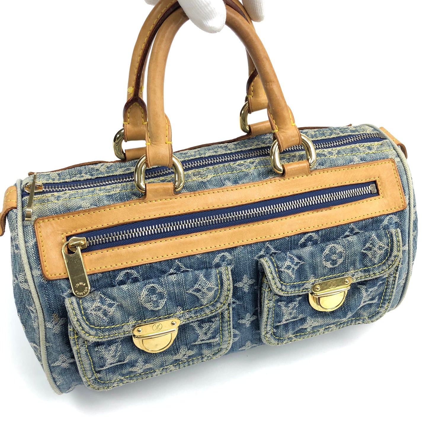 LOUIS VUITTON NEO SPEEDY DENIM BAG