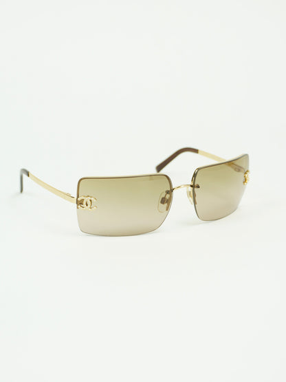 CHANEL RHINESTONE SUNGLASSES