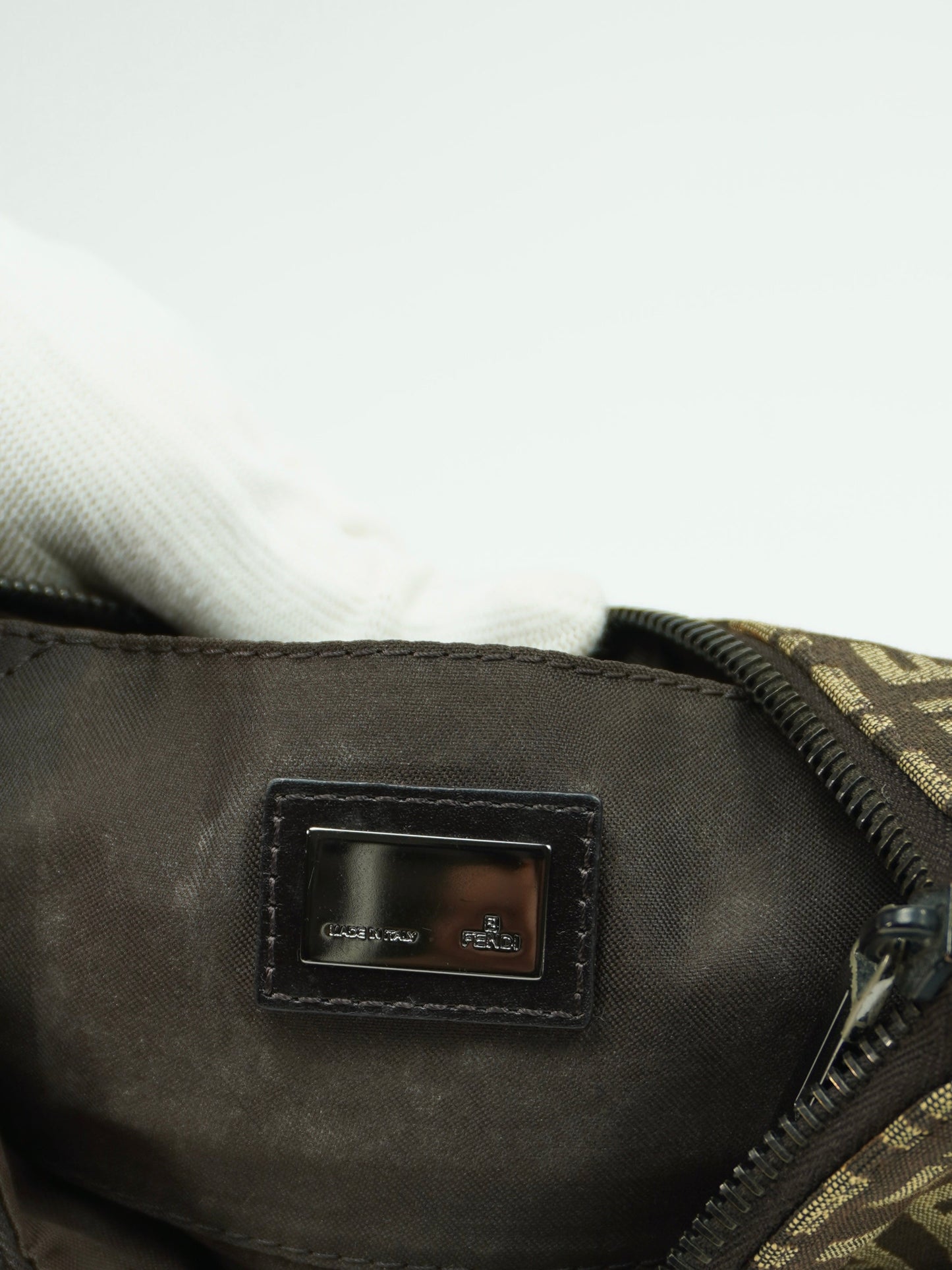 FENDI ZUCCA SHOULDER BAG