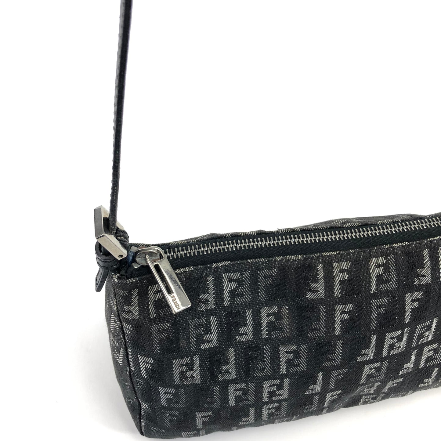 FENDI DENIM ZUCCA SHOULDER BAG