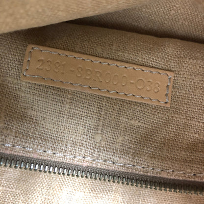 FENDI LEOPARD PONY HAIR ZUCCA BAGUETTE BAG