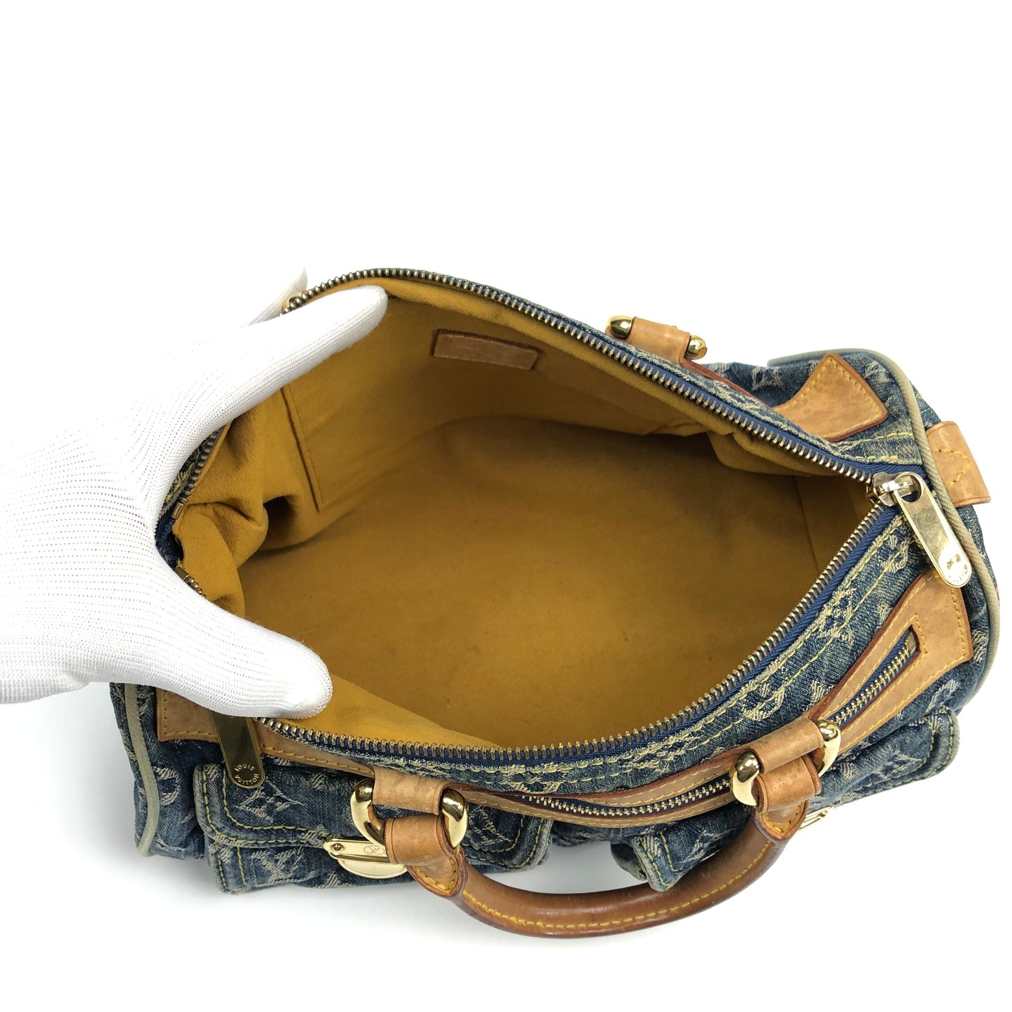 LOUIS VUITTON NEO SPEEDY DENIM BAG