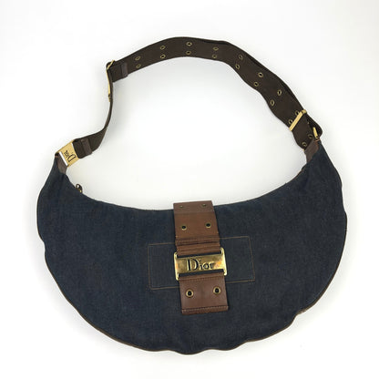 CHRISTIAN DIOR CRESCENT SHOULDER/CROSSBODY BAG