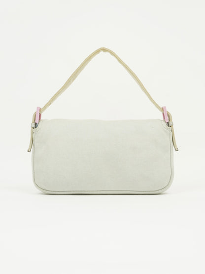 FENDI BAGUETTE WITH PINK HARDWARE