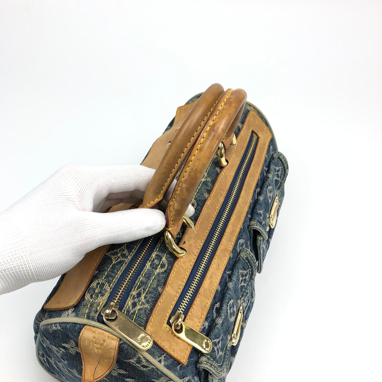 LOUIS VUITTON NEO SPEEDY DENIM BAG