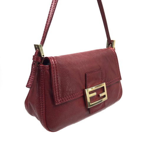 FENDI LEATHER BAGUETTE BAG