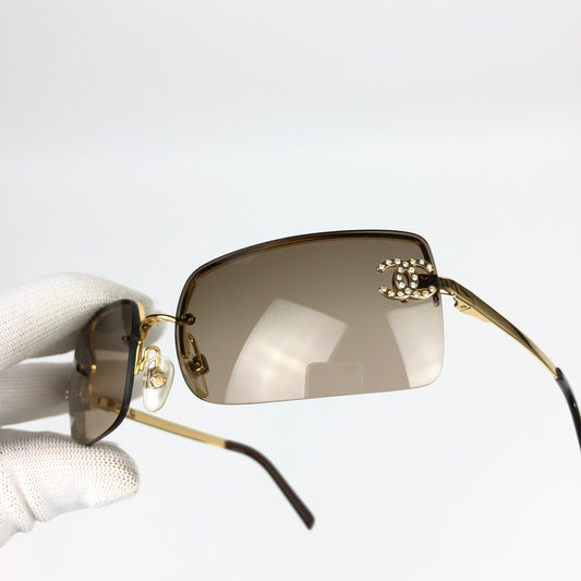CHANEL RIMLESS SUNGLASSES