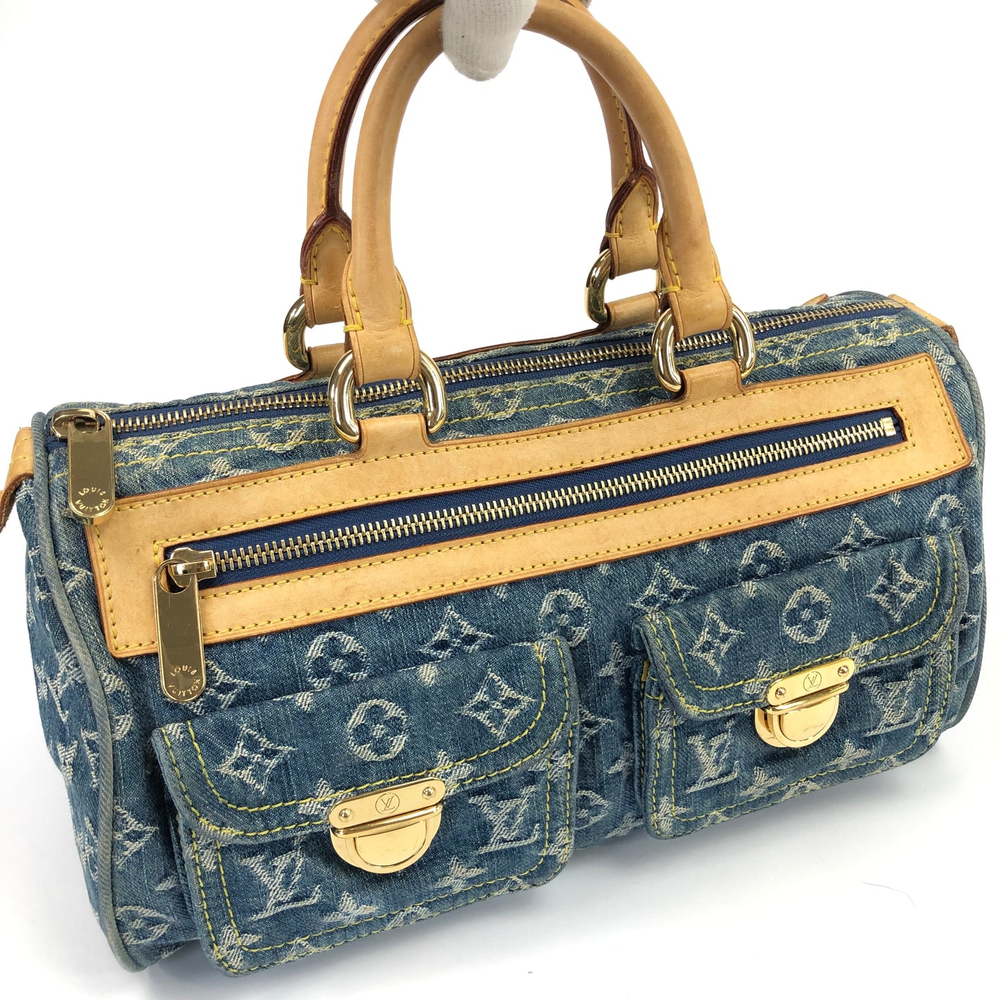 LOUIS VUITTON NEO SPEEDY DENIM BAG