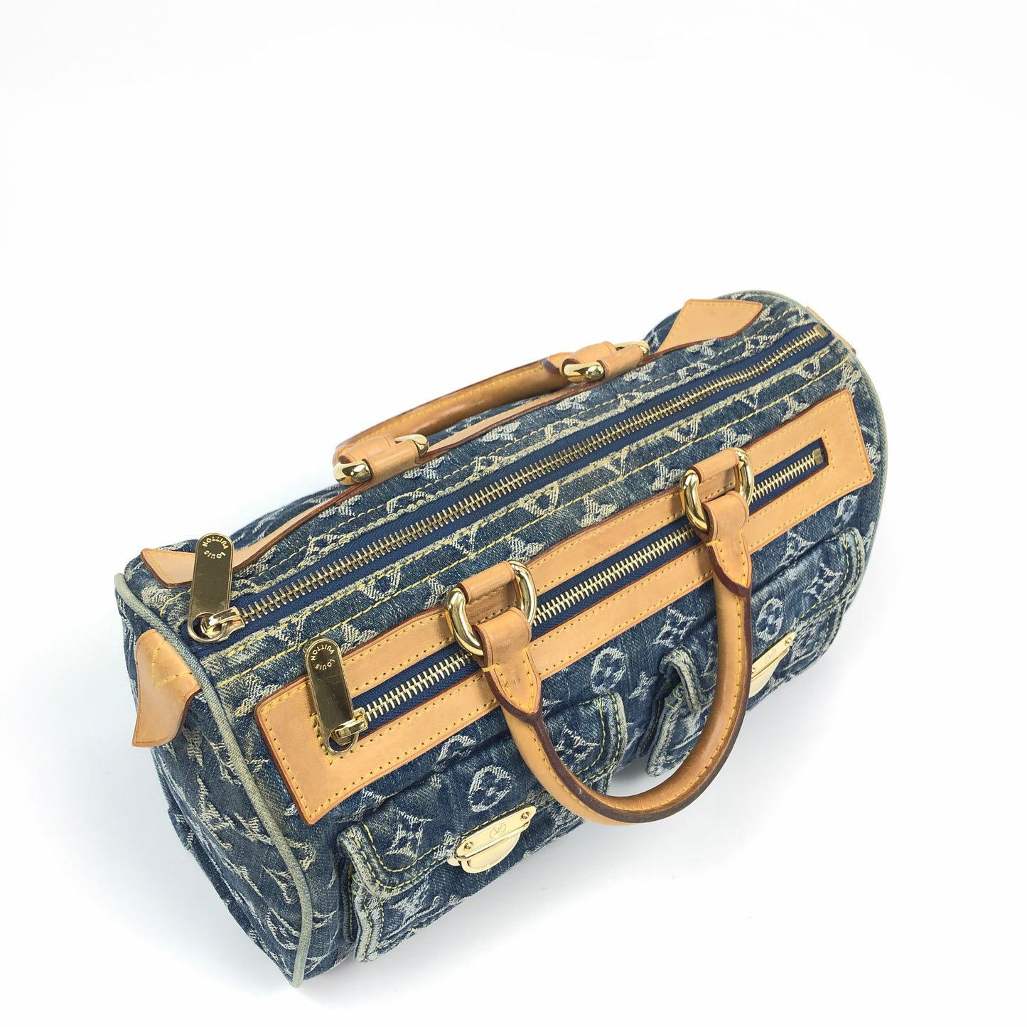 LOUIS VUITTON NEO SPEEDY DENIM BAG