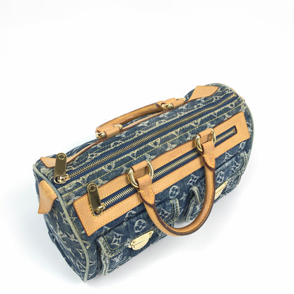 LOUIS VUITTON NEO SPEEDY DENIM BAG