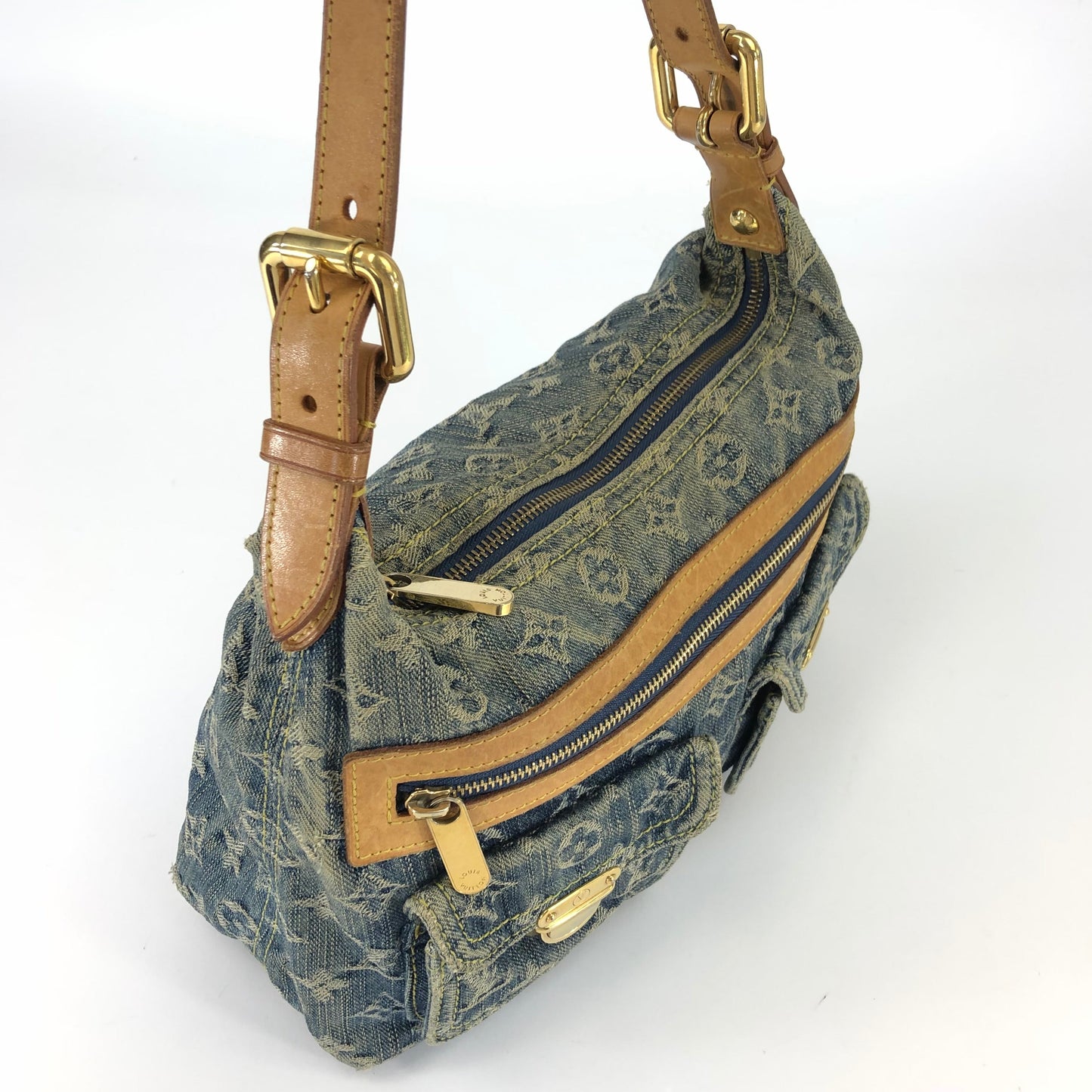 LOUIS VUITTON BAGGY PM DENIM SHOULDER BAG