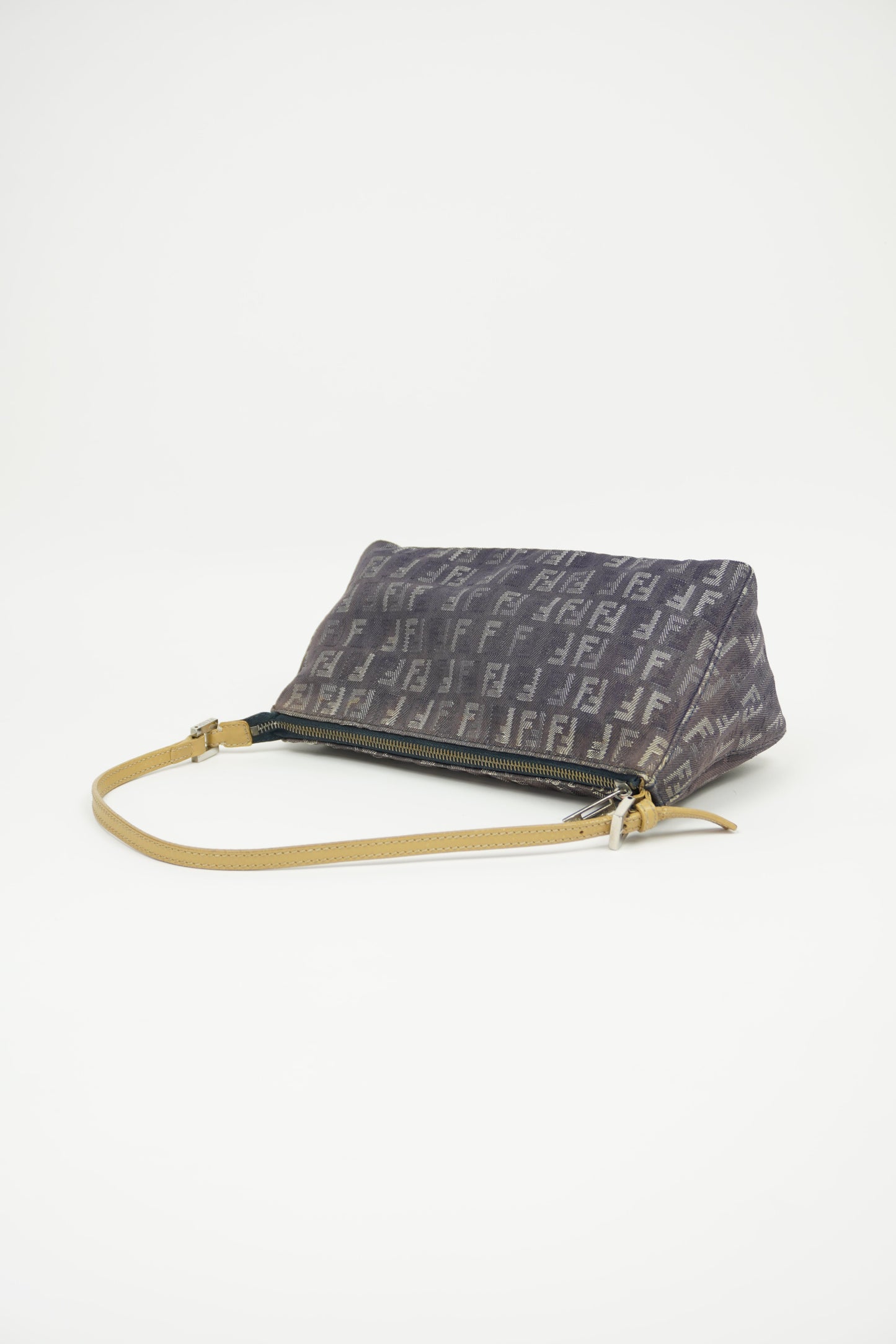 FENDI DENIM ZUCCA SHOULDER BAG