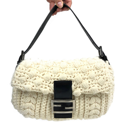 FENDI CROCHET BAGUETTE BAG