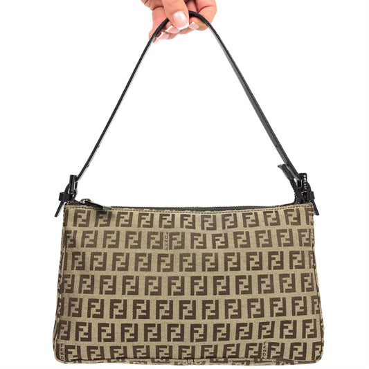 FENDI ZUCCA SHOULDER BAG