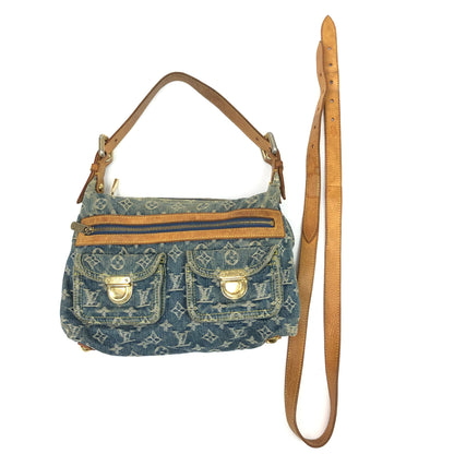 LOUIS VUITTON BAGGY PM DENIM SHOULDER BAG