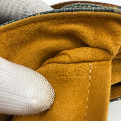 LOUIS VUITTON DENIM PLEATY SHOULDER BAG