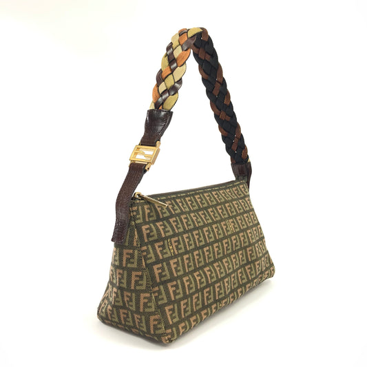 FENDI ZUCCA SHOULDER BAG