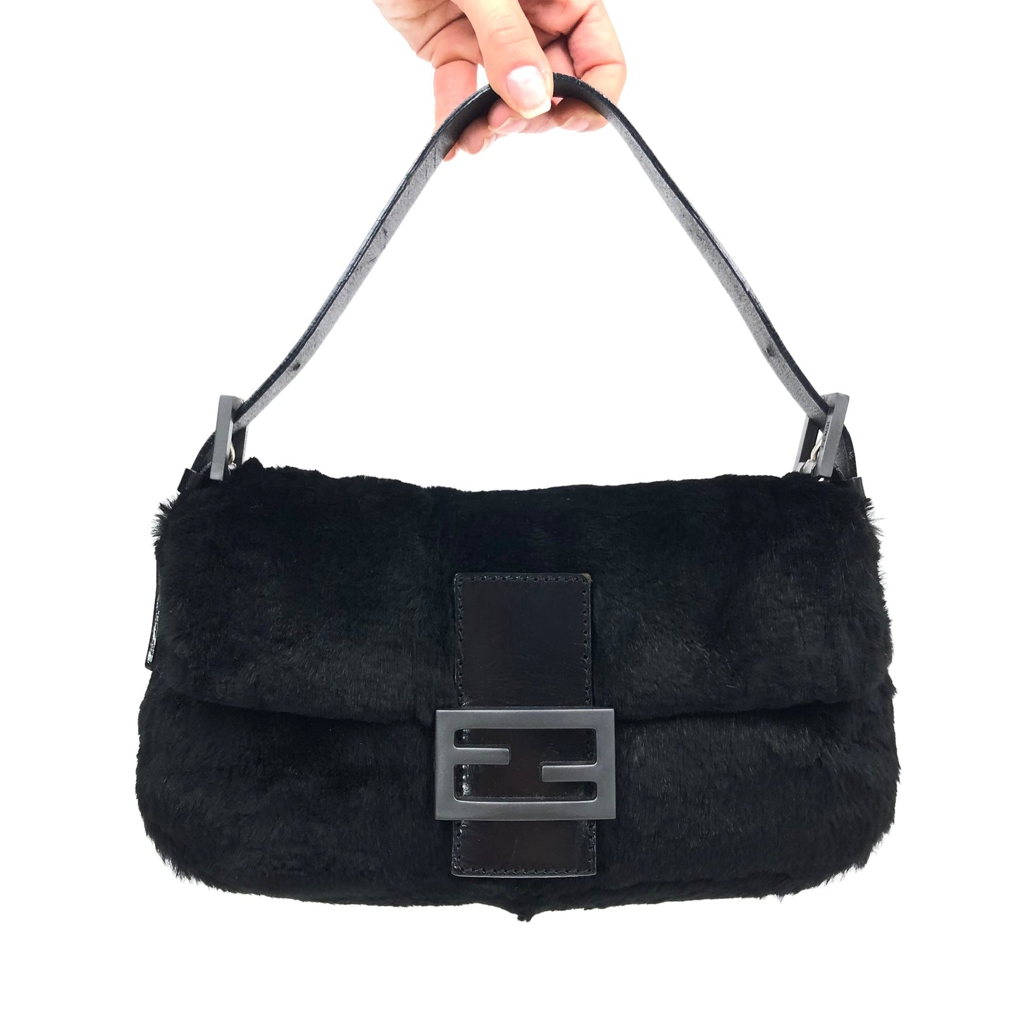 FENDI MINK FUR BAGUETTE BAG