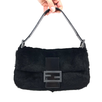 FENDI MINK FUR BAGUETTE BAG