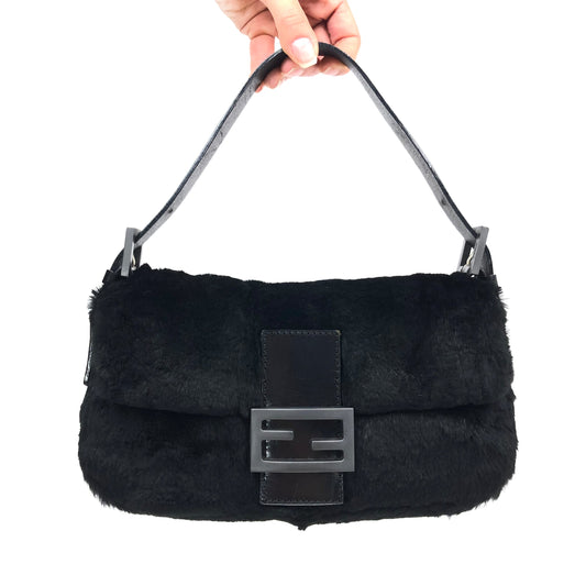 FENDI MINK FUR BAGUETTE BAG