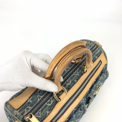 LOUIS VUITTON NEO SPEEDY DENIM BAG