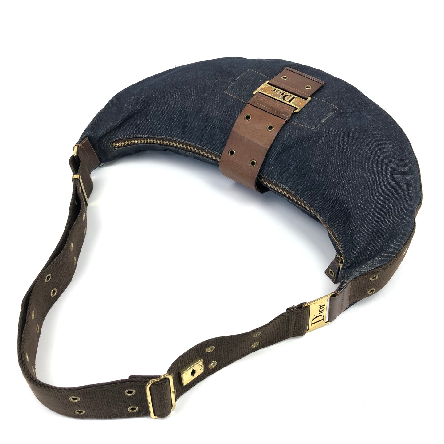 CHRISTIAN DIOR CRESCENT SHOULDER/CROSSBODY BAG