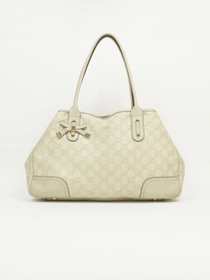 GUCCI MONOGRAM LEATHER BAG