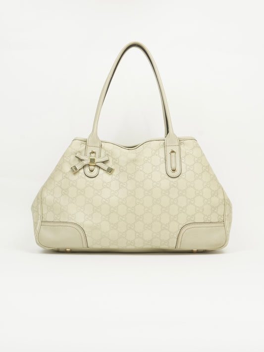 GUCCI MONOGRAM LEATHER BAG