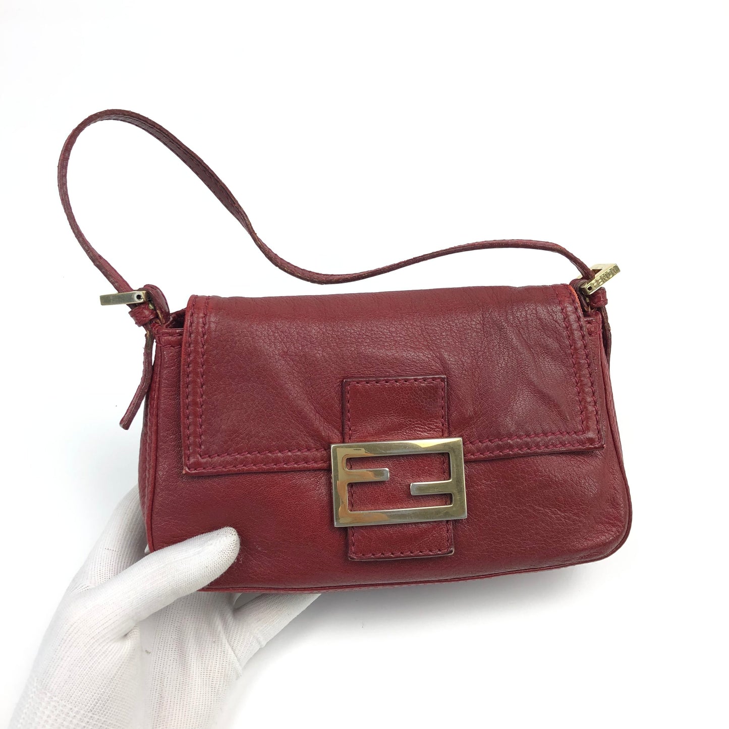 FENDI LEATHER BAGUETTE BAG