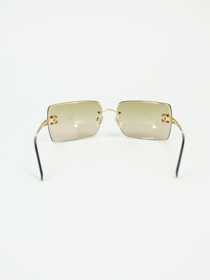 CHANEL RHINESTONE SUNGLASSES