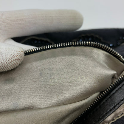 FENDI BAGUETTE WITH CALF HAIR AND BEADED DETAILING