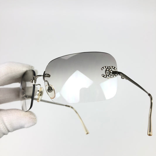 CHANEL RIMLESS SUNGLASSES