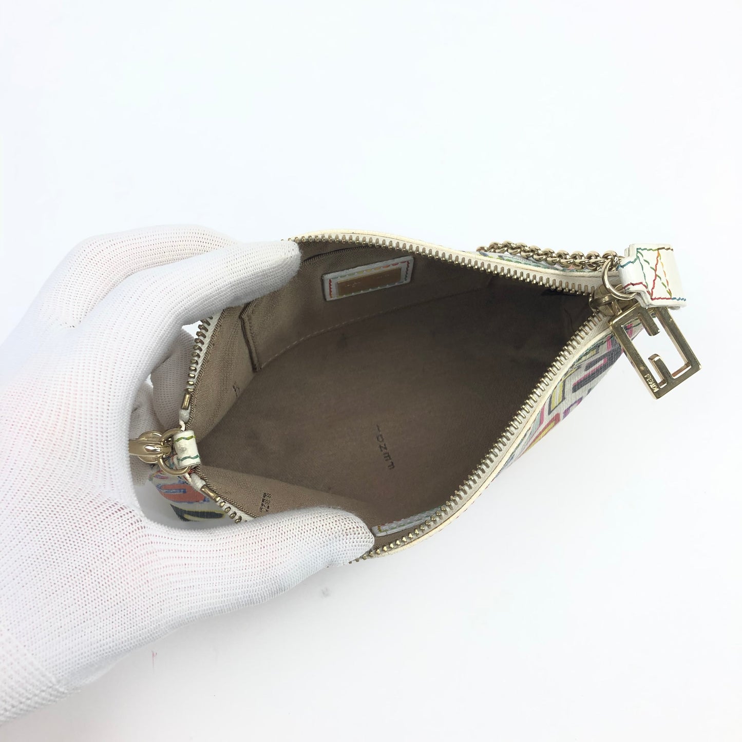 FENDI ZUCCA CHAIN BAG