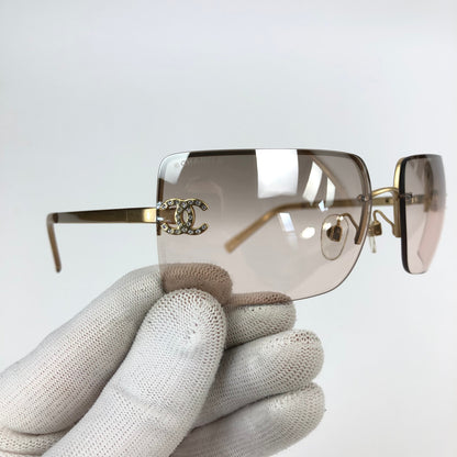CHANEL RIMLESS SUNGLASSES