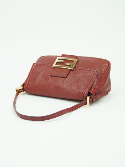 FENDI LEATHER BAGUETTE