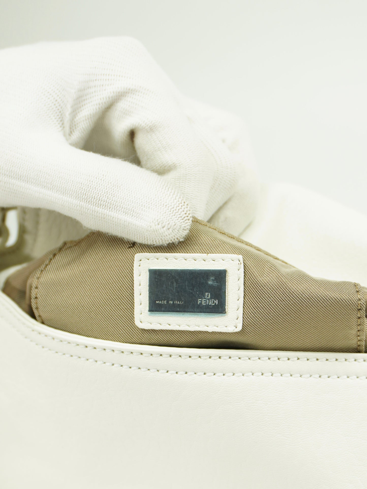 FENDI LEATHER BAGUETTE