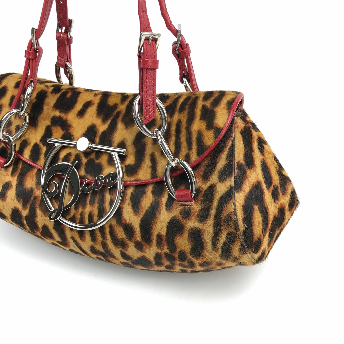CHRISTIAN DIOR PONY HAIR CHEETAH BAG