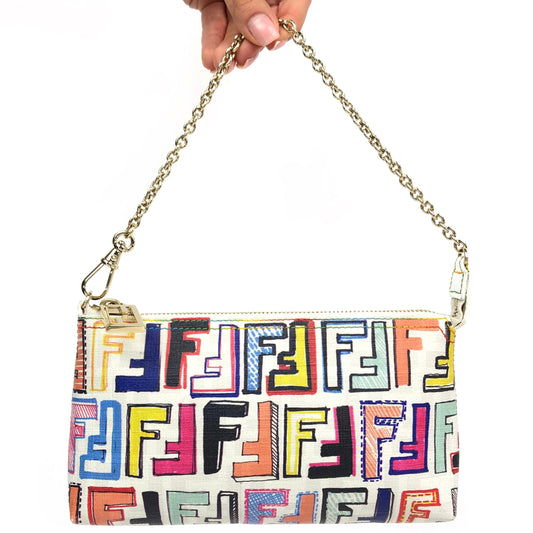 FENDI ZUCCA SHOULDER BAG
