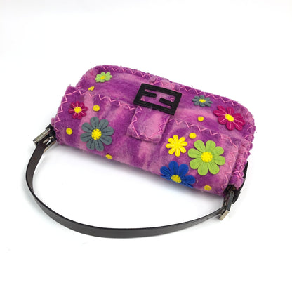 FENDI FELT BAGUETTE BAG