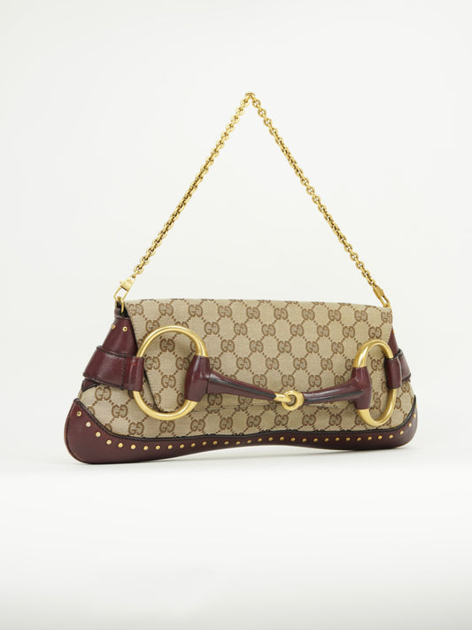 GUCCI TOM FORD STUDDED HORSEBIT BAG