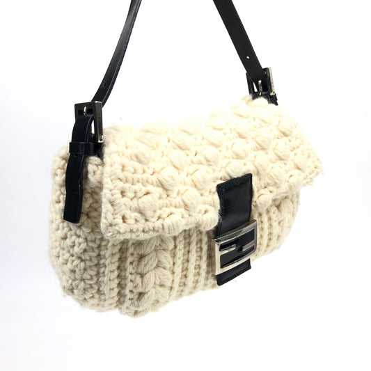 FENDI CROCHET BAGUETTE BAG