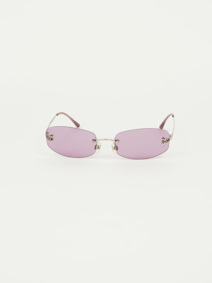 CHANEL RIMLESS SUNGLASSES