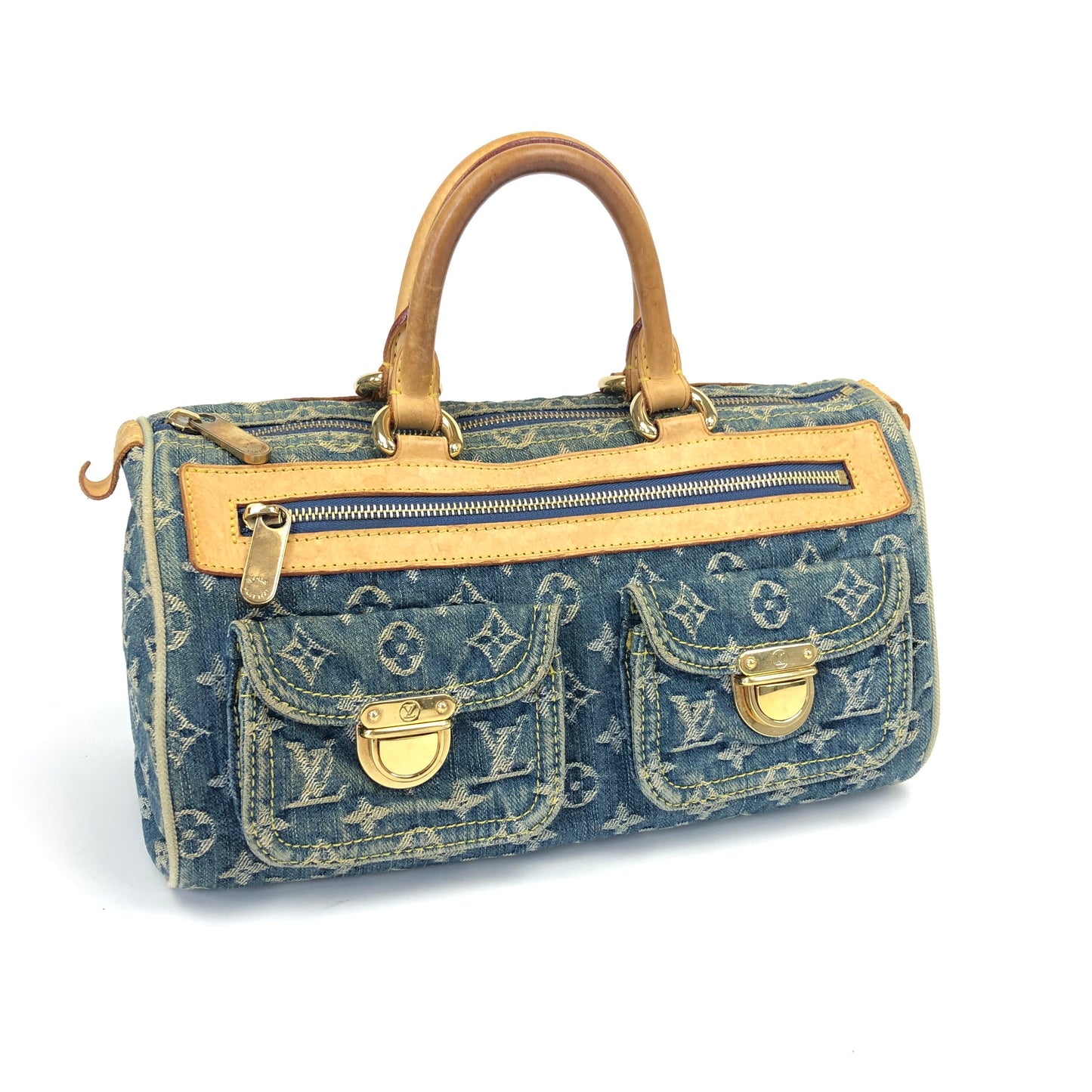 LOUIS VUITTON NEO SPEEDY DENIM BAG