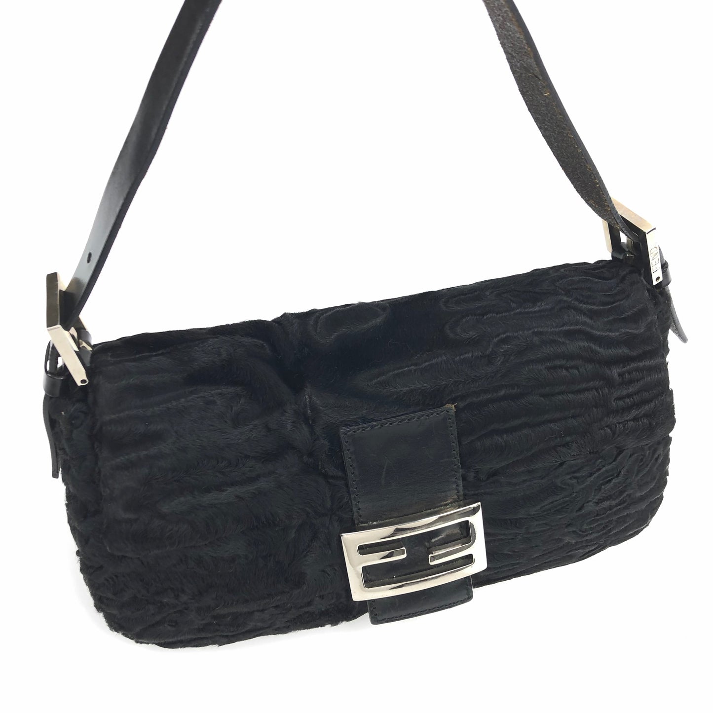 FENDI PERSIAN LAMB FUR BAGUETTE