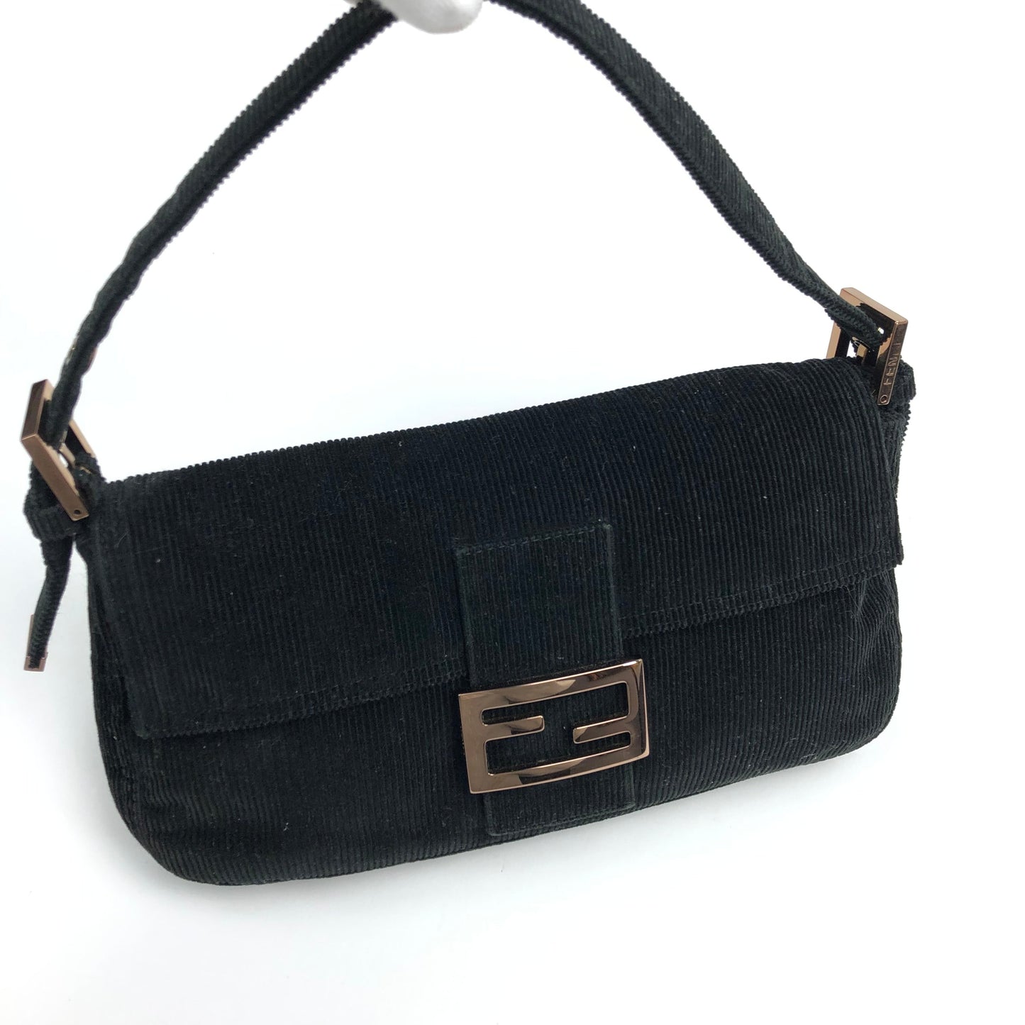 FENDI CORDUROY BAGUETTE BAG