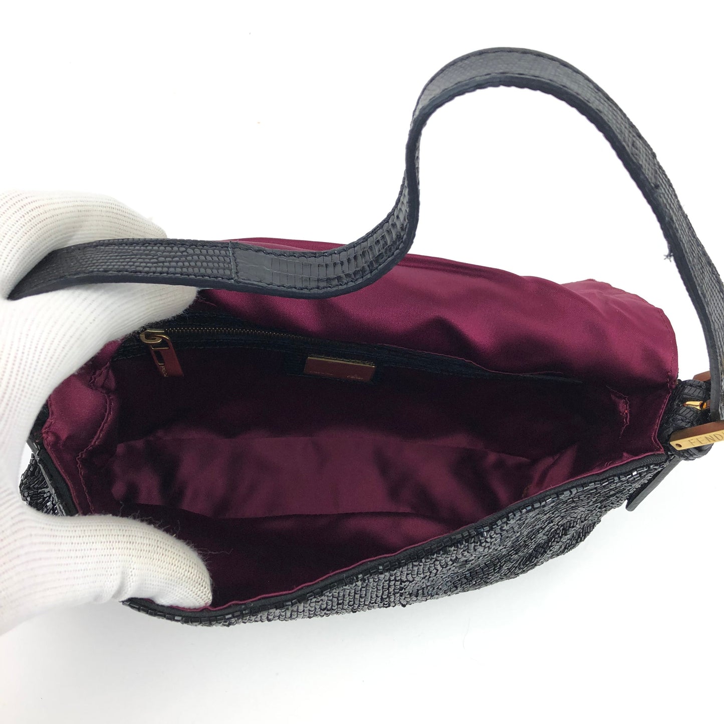 FENDI BEADED BAGUETTE BAG