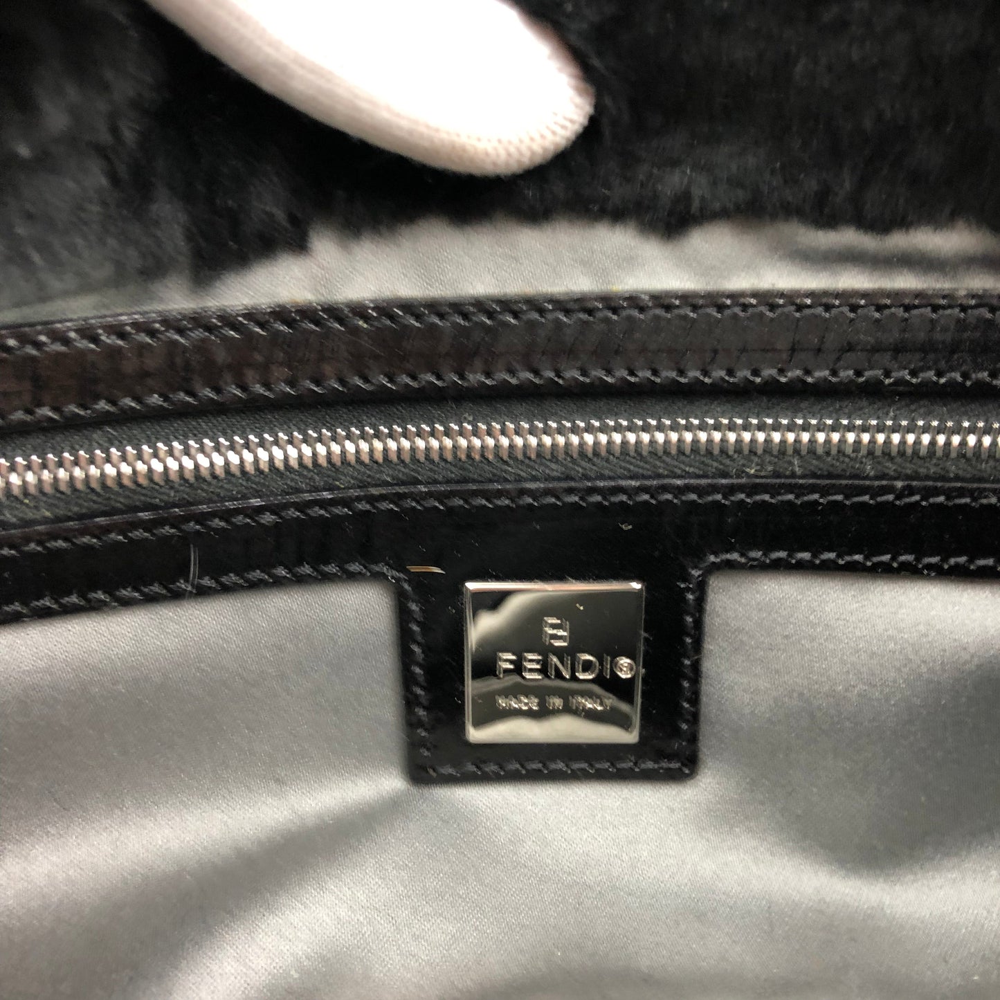 FENDI MINK FUR BAGUETTE BAG
